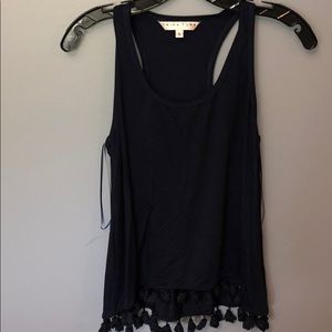 Trina Turk adorable tank with Pom poms!
